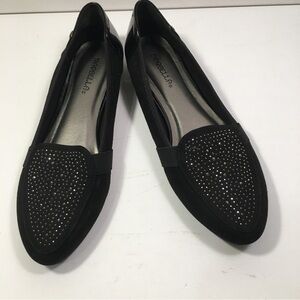 Marbella Shoes Black 9M Studs SB-M